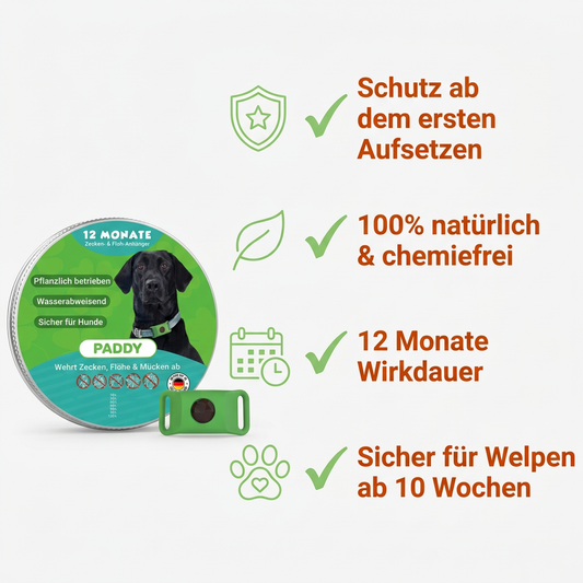 Paddy Pod — Natürliche Zecken & Floh-Abwehr
